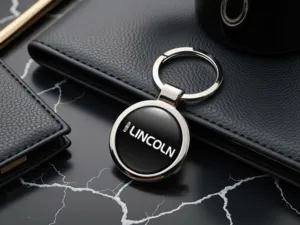 Lincoln Cool Key Chain Modern Stainless Metal